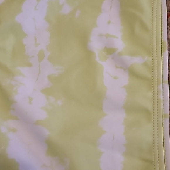 HANG TEN BRAND GIRLS LIME GREEN AND WHITE 2 PIECE BATHING SUIT SIZE LARGE - Picture 10 of 11